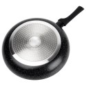 Patelnia Granitowa 28 cm Black Line Indukcja Gaz Non-stick VILDE