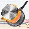 Patelnia Granitowa do Jajek Placków Gaz Indukcja 4 Otwory ORION 26 cm