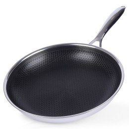 Patelnia Stalowa 28 cm ORION Cookcell Nieprzywierająca do Piekarnika