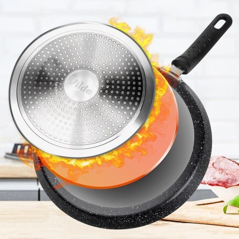 Patelnia do Naleśników 26 cm Granitowa Indukcja Basic Line VILDE