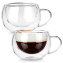Szklanki termiczne z podwójną ścianką do kawy i herbaty 280 ml 2 szt.