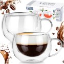 Szklanki termiczne z podwójną ścianką do kawy i herbaty 280 ml 2 szt.