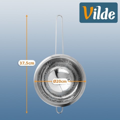 Cedzak kuchenny stalowy 20 cm