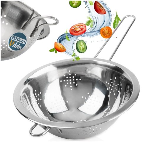 Cedzak kuchenny stalowy 20 cm