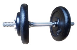Hantla Jednoręczna Chromowana Ciężarek Obciążenie Solidne KUBISPORT 15 kg