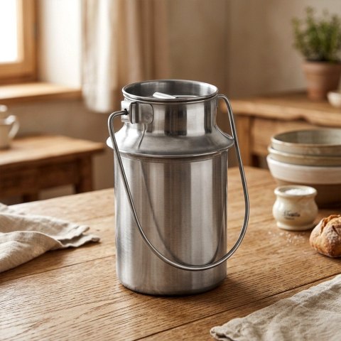 Kanka na mleko stalowa 1,9 l