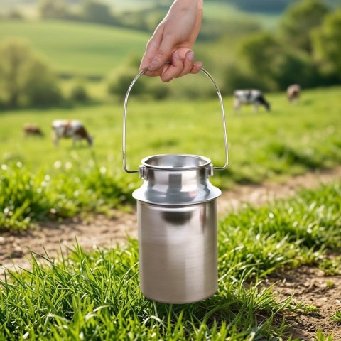 Kanka na mleko stalowa 1,9 l