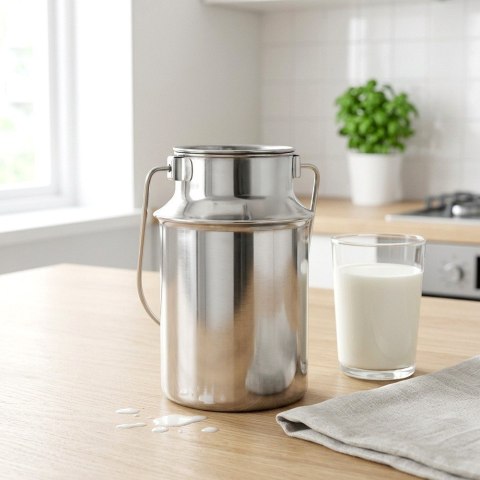 Kanka na mleko stalowa 1,9 l