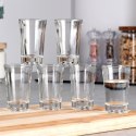 Kieliszki do Wódki VILDE Szklane 6 szt. 40 ml Wzmocnione Dno