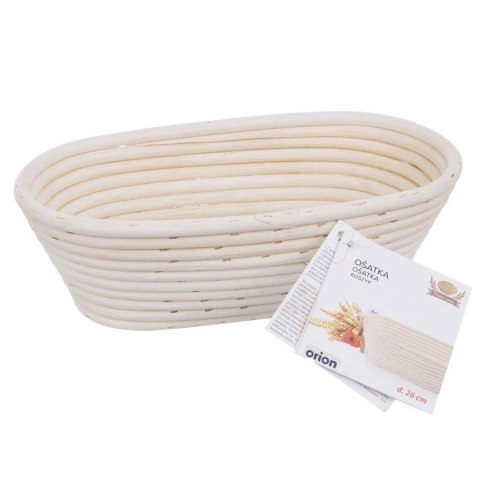 Koszyk do Wyrastania Ciasta na Chleb Rattanowy Solidny ORION 26 x 13 x 9 cm