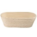 Koszyk do Wyrastania Ciasta na Chleb Rattanowy Solidny ORION 32 x 15 x 9 cm