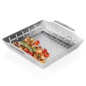 Koszyk do grillowania stalowy perforowany 27x23x5 cm