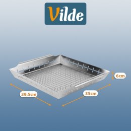 Koszyk do grillowania stalowy perforowany 28 cm