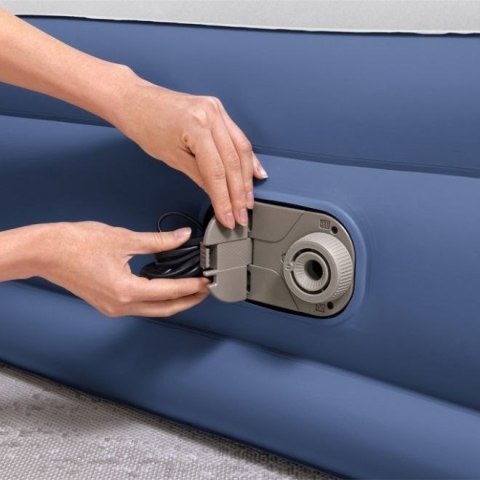 Materac BESTWAY Tritech Queen z Pompką Dwuosobowy Wysoki 203x152x46 cm