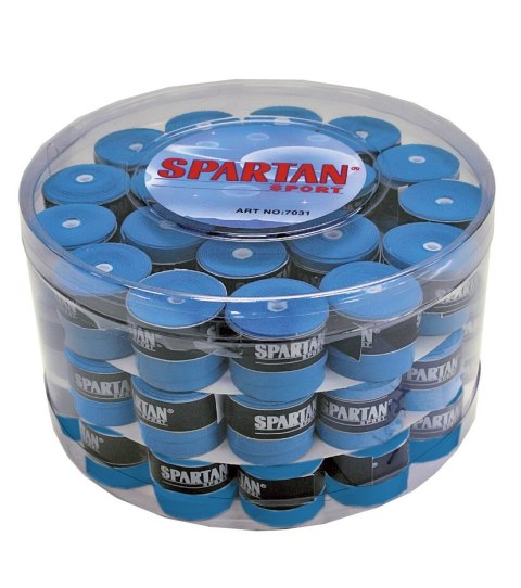 Owijki Do Rakiety Tenisowej SPARTAN Soft Grip Niebieskie 30 Sztuk 0.75mm