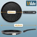 Patelnia do Naleśników 24 cm Granitowa Indukcja Basic Line VILDE