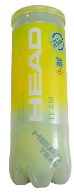 Piłki Piłeczki Tenisowe Do Tenisa Ziemnego Zestaw Solidne HEAD Team 3 szt.