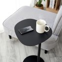 Stolik Kawowy Boczny Pod Laptopa Metal Czarny Mat 53 cm VILDE