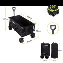 Wózek Turystyczny Składany Plażowy Ogrodowy KING CAMP Folding Wagon