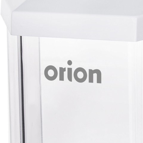 Dozownik do Mydła Ścienny ORION 430 ml Przezroczysty z Montażem do Łazienki