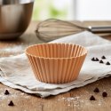 Foremki Silikonowe do Muffinek Babeczek Beżowe 12 szt. 5,5 cm ORION