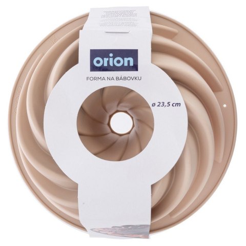 Forma Silikonowa do Pieczenia Babki z Kominem Beżowa 23,5 x 9 cm ORION