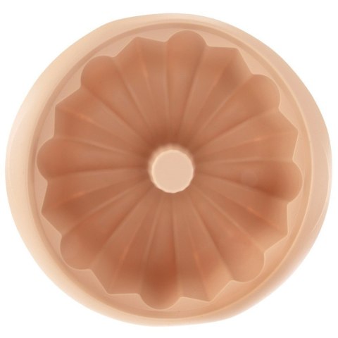 Forma Silikonowa do Pieczenia Babki z Kominem Beżowa 26 x 9,5 cm ORION
