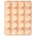 Forma do Muffinek Silikonowa Beżowa Małe Babeczki Foremka ORION 29x23,5x cm