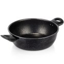 Garnek Granitowy Non-Stick do Gotowania Duszenia Czarny 2,7 L VILDE