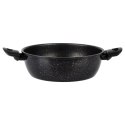Garnek Granitowy Non-Stick do Gotowania Duszenia Czarny 2,7 L VILDE