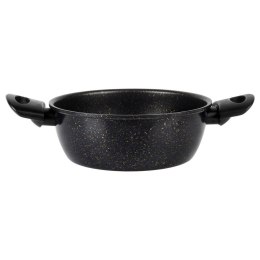 Garnek Granitowy Non-Stick do Gotowania Duszenia Czarny 2 L VILDE