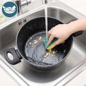 Garnek Granitowy z Pokrywką Indukcja Czarny 2,2 L 20 cm VILDE