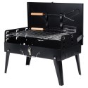 Grill Węglowy Przenośny Składany Walizka z Przyborami 43 x 26 cm VILDE