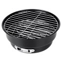 Grill Węglowy Przenośny Turystyczny Składany Czarny 46 x 22 cm VILDE
