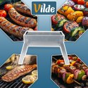 Grill Węglowy Turystyczny Przenośny Składany ze Stali Nierdzewnej VILDE