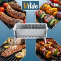 Grill węglowy stalowy składany 28x18x12 cm