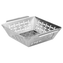 Koszyk do Grillowania Stalowy Perforowany do Warzyw Mięsa VILDE 22x18,5cm