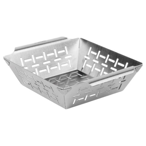 Koszyk do Grillowania Stalowy Perforowany do Warzyw Mięsa VILDE 22x18,5cm