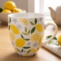 Kubek Porcelanowy XXL do Kawy Herbaty Duży w Cytryny 1 L ORION