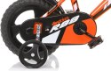 Rowerek Dziecięcy 12 Cali Kółka Boczne Pomarańczowy Dino Bikes