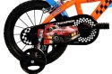 Rowerek Dziecięcy 14 Cali Hot Wheels Pomarańczowy Hamulec Dino Bikes