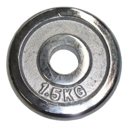 Talerz Ciężar Ciężarek Obciążenie Chromowane Solidne KUBISPORT 1,5kg -25mm