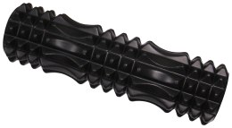 Wałek do Masażu Masujący Masażer Czarny z Wypustami Roller KUBISPORT 45 cm