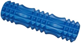 Wałek do Masażu Masujący Niebieski z Wypustami Roller KUBISPORT 45 cm