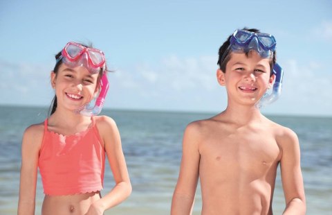 Zestaw Do Nurkowania Dla Dzieci Maska Fajka Snorkel Dominator Kids