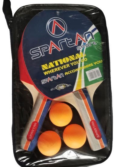 Zestaw do Tenisa Stołowego Ping Pong 2 Rakietki 3 Piłeczki Pokrowiec