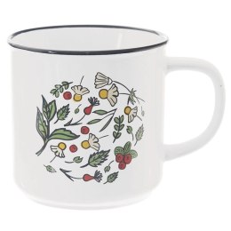 Kubek Ceramiczny na Kawę Herbatę Kakao Duży Kwiaty Prezent ORION 700 ml