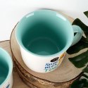 Kubek Porcelanowy 380 ml NAVA Summer Cocktails Party Miętowy Uchwyt