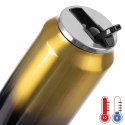 Kubek Termiczny Puszka 700 ml ORION Czarno Złoty Stal Nierdzewna Szczelny