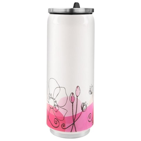Kubek Termiczny Termos Bidon Dekoracyjny Kwiat Puszka ORION 500 ml